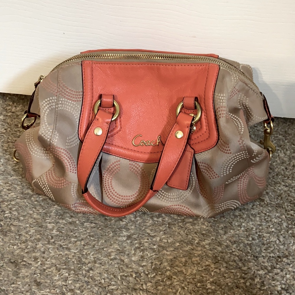 Coach Signature Purse - Picture 3 of 4